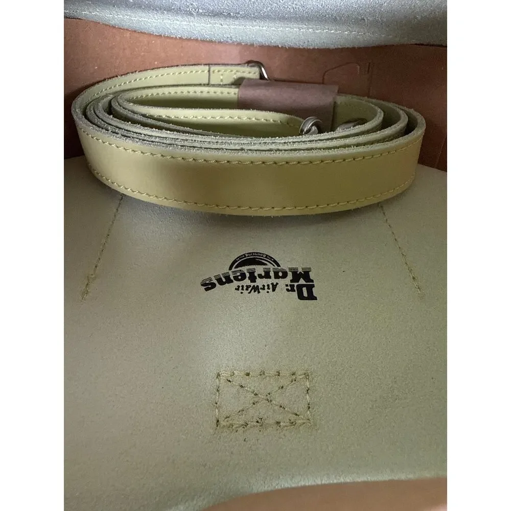 Dr Martens Heart Bag Lime Green Leather Backpack Crossbody Floral